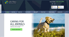 Desktop Screenshot of lakemaryvetclinic.com
